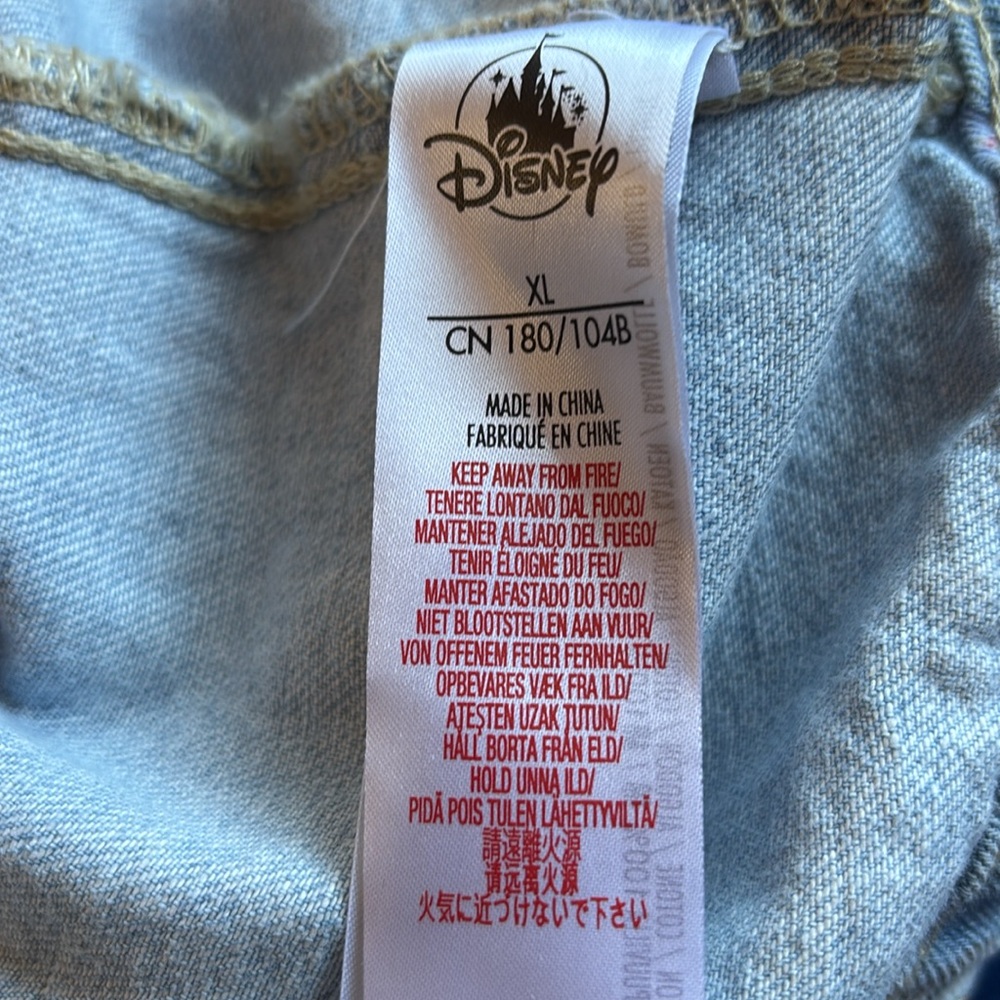 Disney Light Blue Jean Jacket with Dog Characters - Picture 6 of 8